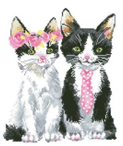 DIAMOND DOTZ - MR & MRS PINK (CHATS)